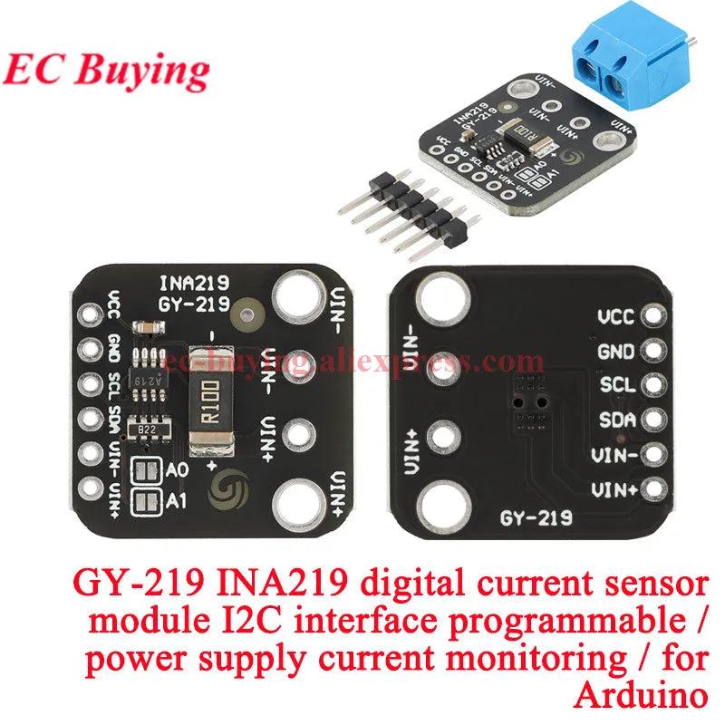 5Pcs/1pc GY-219 INA219 INA169 MAX471 INA226 INA231 INA3221 INA240 MAX4080 Current Sensor Module Power Breakout I2C For Arduino