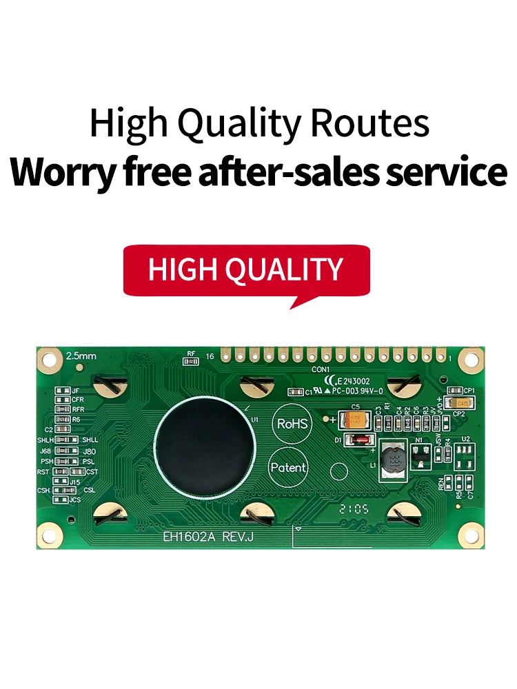WINSTAR WEH1602A 5V 3.3V 80X36mm 162 LCM COB SPI OLED 1602 Panel 16x2 Character LCD IC Module Display