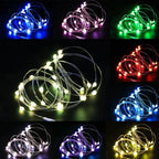 USB Copper Wire Lights Fairy Garland Lights LED String Lights Outdoor Waterproof String For Christmas Wedding Party Decorations