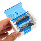 [PD]1Pc Din Rail Terminal Block WKH207 Power Distribution Box Modular Connection Block..