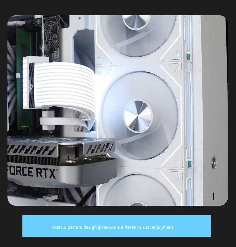 Coolcirc 120mm Modular Wireless Splicing 12CM PC Case Cooling Fan ARGB Infinite Mirror For Computer 120 240 360 Water Cooler