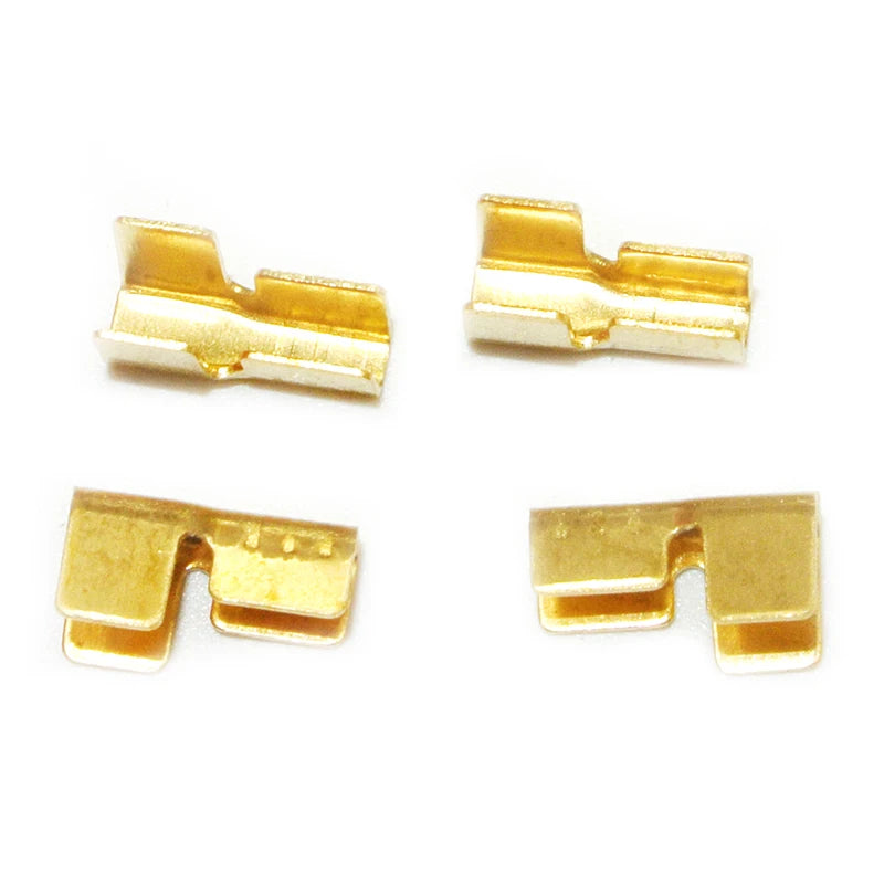 100/200/500/Pcs  U-Shaped Copper Wire Crimps H62 Brass Wire Buckle  Fascia Butt Terminal Quick Connect 454TABC 452 453 0.2-10mm2