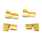 100/200/500/Pcs  U-Shaped Copper Wire Crimps H62 Brass Wire Buckle  Fascia Butt Terminal Quick Connect 454TABC 452 453 0.2-10mm2