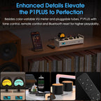 Douk Audio P1PLUS HIFI Valve Tube Preamp with Bluetooth / USB / Coaxial / Optical IN Headphone Amp DSD256