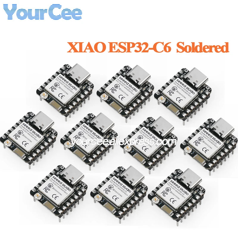 10pcs/1pc ESP32 Seeed Studio XIAO ESP32C6 ESP32C3 ESP32C5 WiFi 6+Bluetooth-compatible Ble 5 Zigbee Matter Wifi Development Board