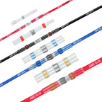 50-1000Pcs Heat Shrink Butt Crimp Terminals Waterproof Solder Seal Electrical Butt Connectors Wire Cable Splice Terminal Kit