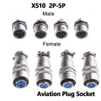 XS10 2PIN 3PIN 4PIN 5PIN Docking Aviation Plug Socket Waterproof Circular Connector