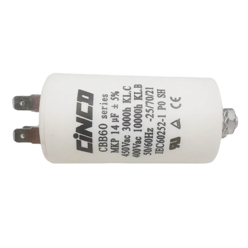 1PC 40/70/21 CBB60 Starting Capacitor14uF Motor Capacitor 50/60Hz 450VAC With M8 Screw For Electric Motor/Washing Machine