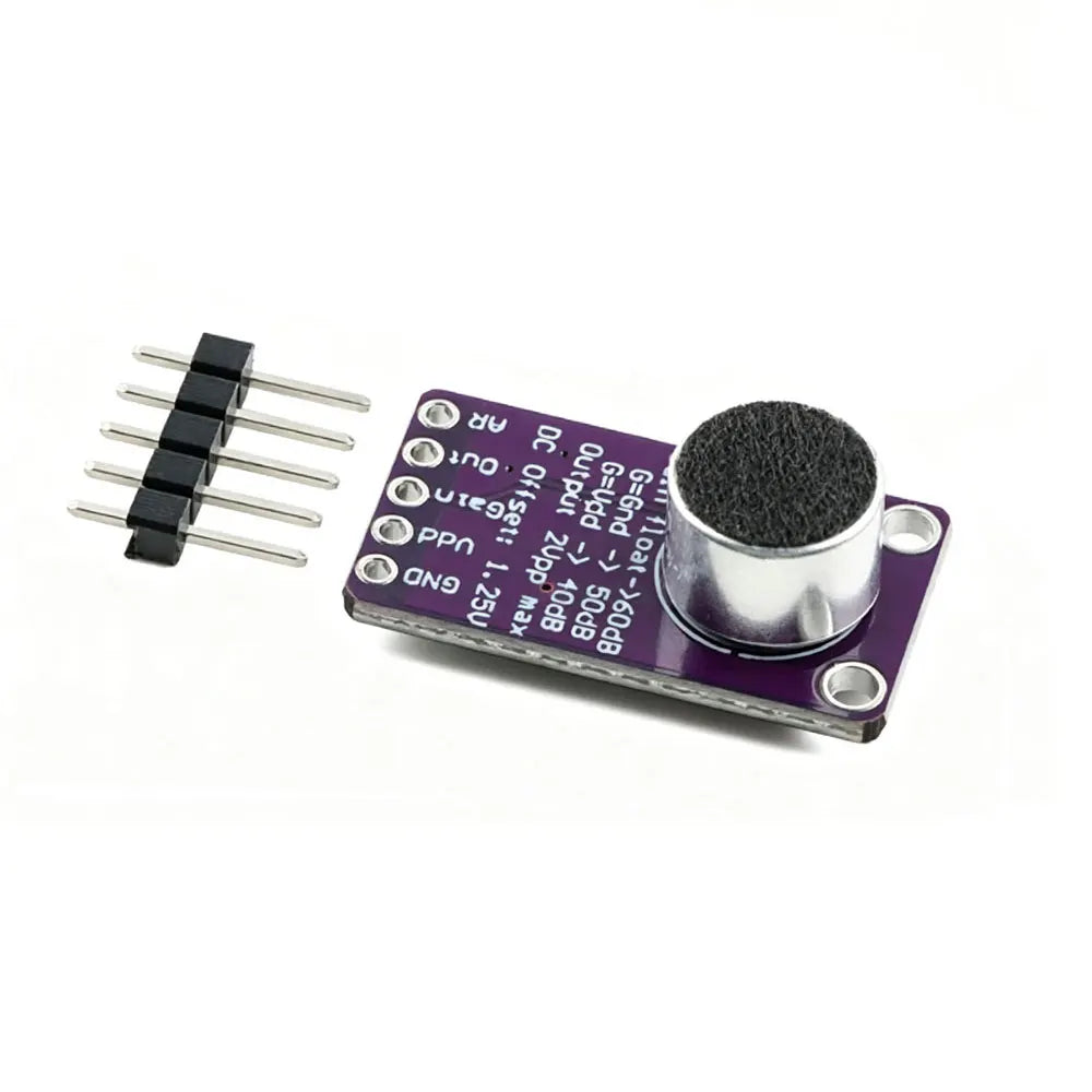 MAX9814 Microphone AGC Amplifier Board Sound sensor Module Auto Gain Control Attack for Arduino MAX4466 PCB Board Diy Kit