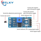 3/4 LINE Thermistor temperature sensor module thermal sensor module DO the digital output/temperature control switch For Arduino