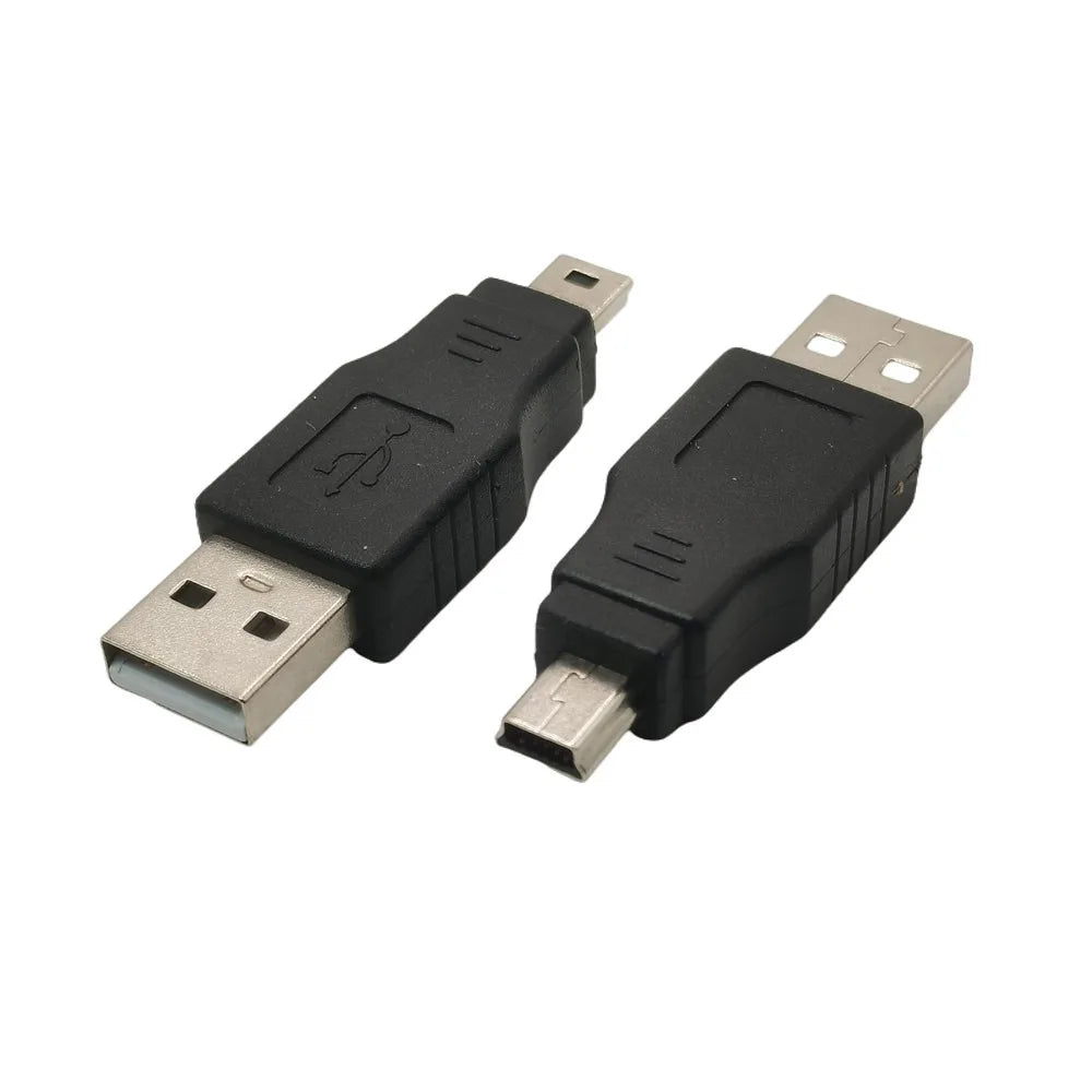 USB 2.0 Adapter Mini Micro USB Male to Female Type B USB Extension Cable