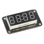 0.36 Inch 4 Digit 7 Segment TM1637 Clock Display Module I2C Communication 3.3V 5V Anti-reverse PH2.0 for Arduino ESP32 Microbit