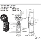 Authentic New Omron D4N-4A72 112G 212G 212H 412G 1120 2120 Safety Limit Switch Conduit Models