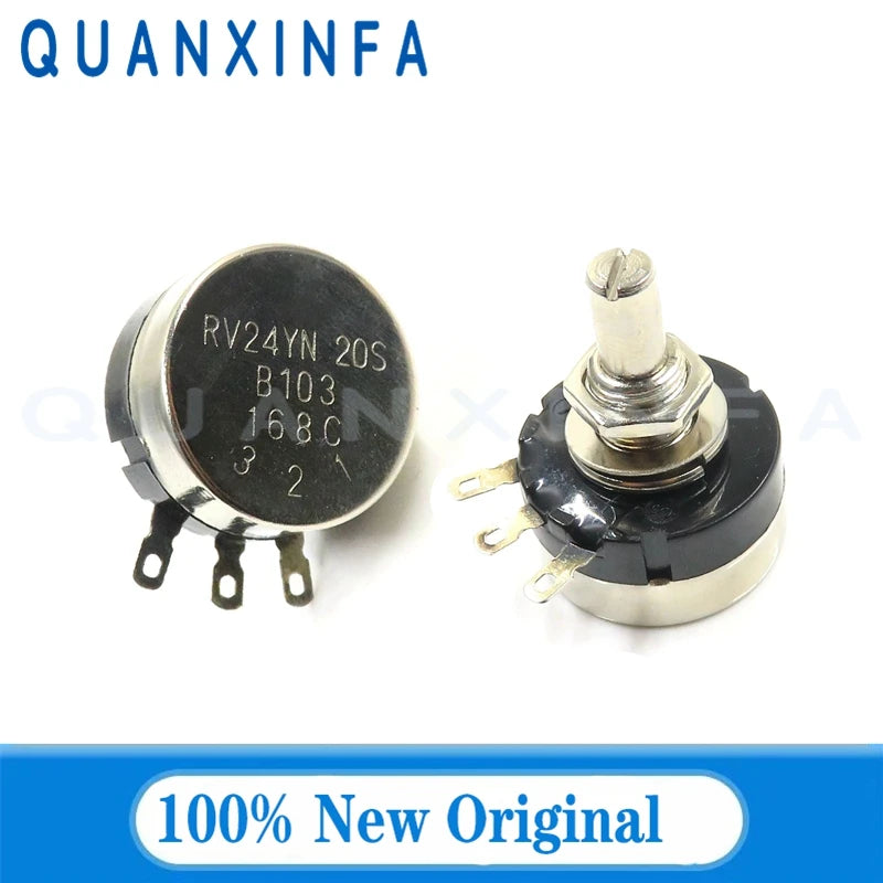 1PCS RV24YN20S B101 102 103 203 503 504 100 ohm 1K 10K 20K 50K 100K 500K ohm Potentiometer Adjustable Resistor