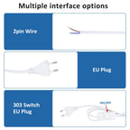 AC 220V 230V 2835 LED Strip Light Waterproof IP67 120LEDs/m Flexible Tape Lamp Warm Cold White 1M 2M 3M 5M 10M 20M Home Lighting