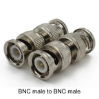 Q9 BNC To BNC Male Plug & Female Jack Connector Straight RF Coaxial adapter for radio antenna Wire Terminals High Quality