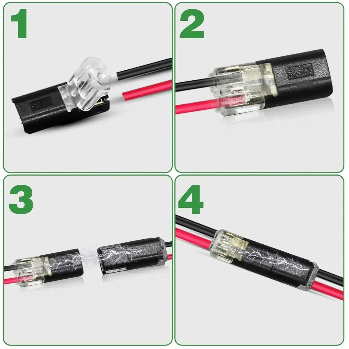 Waterproof  Plug Wire Connector 2 Pin Way Cable Plug Car Electric Wire Snap Connectors Strip Terminal Connection Wholesale