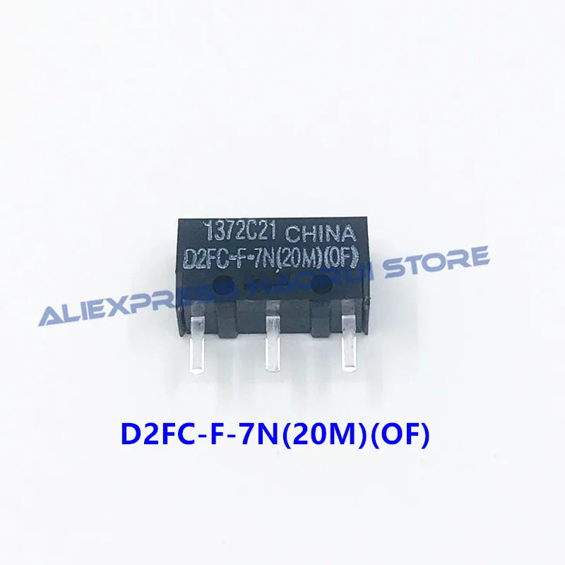10Pcs Origina mouse micro switch D2FC-F-7N 20M OF D2FC-F-K(50M) D2F D2F-F D2F-L D2F-01 D2F-01FL D2F-01F-T D2F-F-3-7 Mouse Button