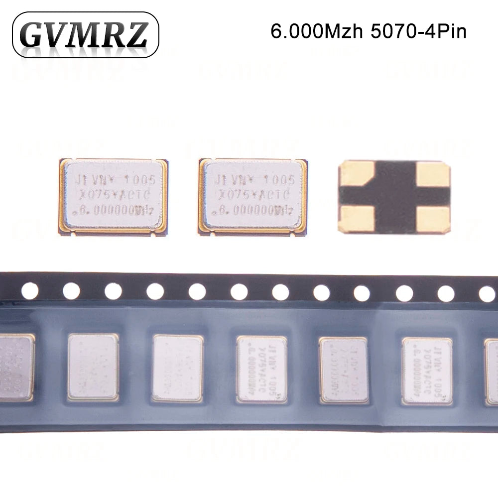 5PCS 5*7 5070 Active Crystal Oscillator SMD OSC 6Mhz 10Mhz 20Mhz 24Mhz 25Mhz 33Mhz 50Mhz 7050 New Crystal Oscillator 4PIN