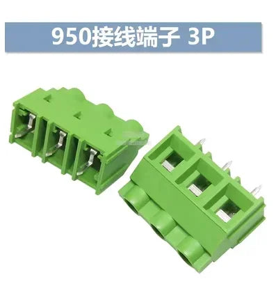 5Pcs Spacing 6.35MM 7.62MM 9.5MM Screw PCB Terminal Block Connector KF635 KF762 KF950 2Pin 3Pin 300V 30A Screw Terminal