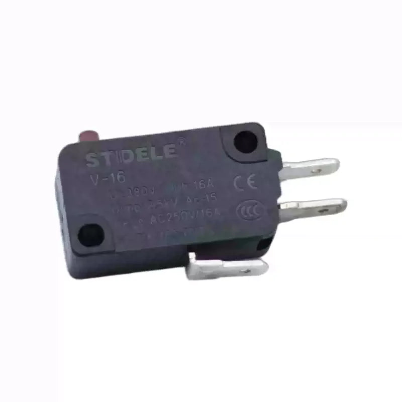 V-16 series micro-motion button limit travel switch with 3 pins, suitable for coffee machine and other small household appliance
