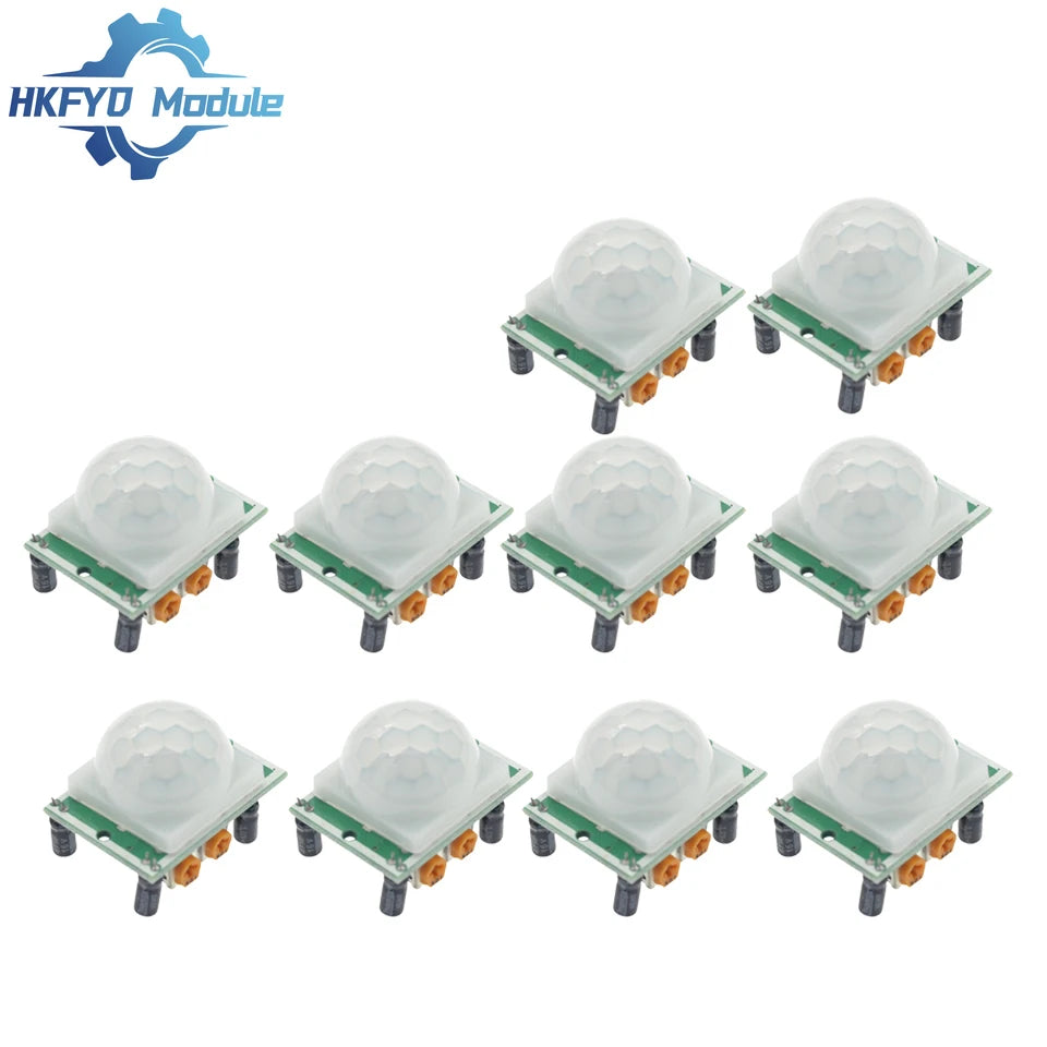 1-10pcs HC-SR501 Adjust IR Pyroelectric Infrared PIR Human Infrared Motion Sensor Detector Module for Arduino for Raspberry Pi