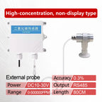 QT-10 CO2 Transmitter NDIR Carbon Dioxide Sensor RS485 4-20mA 0-5V 0-10V 10-30VDC IP65 for Greenhouse HVAC Factory
