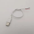 2 Pin 4 Pin Wire 5V USB 2.0 A Male Female Power Plug Pigtail Cable Jack Charging Cord Extension Connector 0.3m 1m 2m