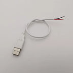 2 Pin 4 Pin Wire 5V USB 2.0 A Male Female Power Plug Pigtail Cable Jack Charging Cord Extension Connector 0.3m 1m 2m