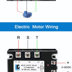 LCTC Three-phase Solid State Relay SSR 3 Phase 10A 25A 40A 60A 80A 100A 120A 150A 200A AC Control AC DC Control AC 25DA 380VAC