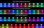 DC12V SK6812 RGBW LED Strip Light 4 in 1 Similar WS2812B 60 144 LED Individual Addressable Smart Pixels Magic RGB CW NW WW Light