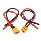 XT60 Connector Male Female 16AWG 10cm Extension Cable, Solar Panel Adapter Plug Wire for Drone RC Car RV Battery Charging