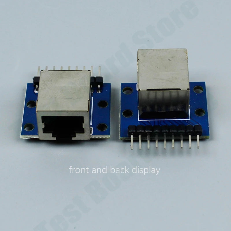 1Pce RJ45 Ethernet Port 8P Vertical Horizontal Test Board Bent Pin Straight Pin Network Port Adapter Circuit Board Connector