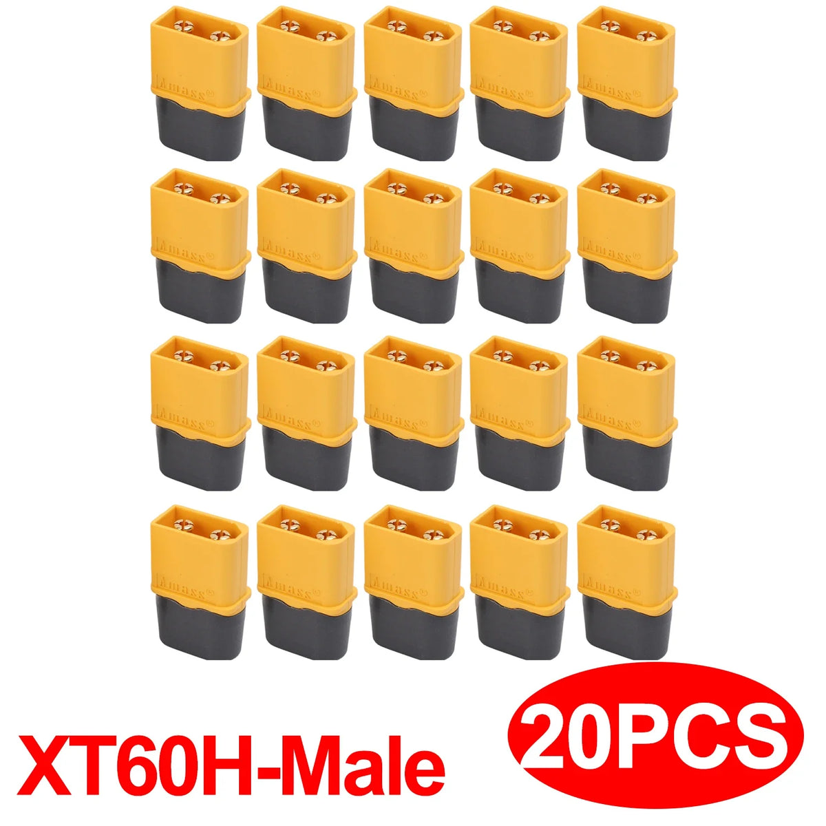 1-40PCS XT60 Battery Connector Male & Female Bullet Connector Plugs with Sheath Housing for RC Battery Motor FPV XT-60 Adapter