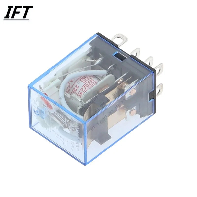 1Pc LY2NJ HH62P HHC68A-2Z Electronic Micro Mini Electromagnetic Relay 10A 8PIN Coil DPDT DC12V,24V AC110V 220V Hot