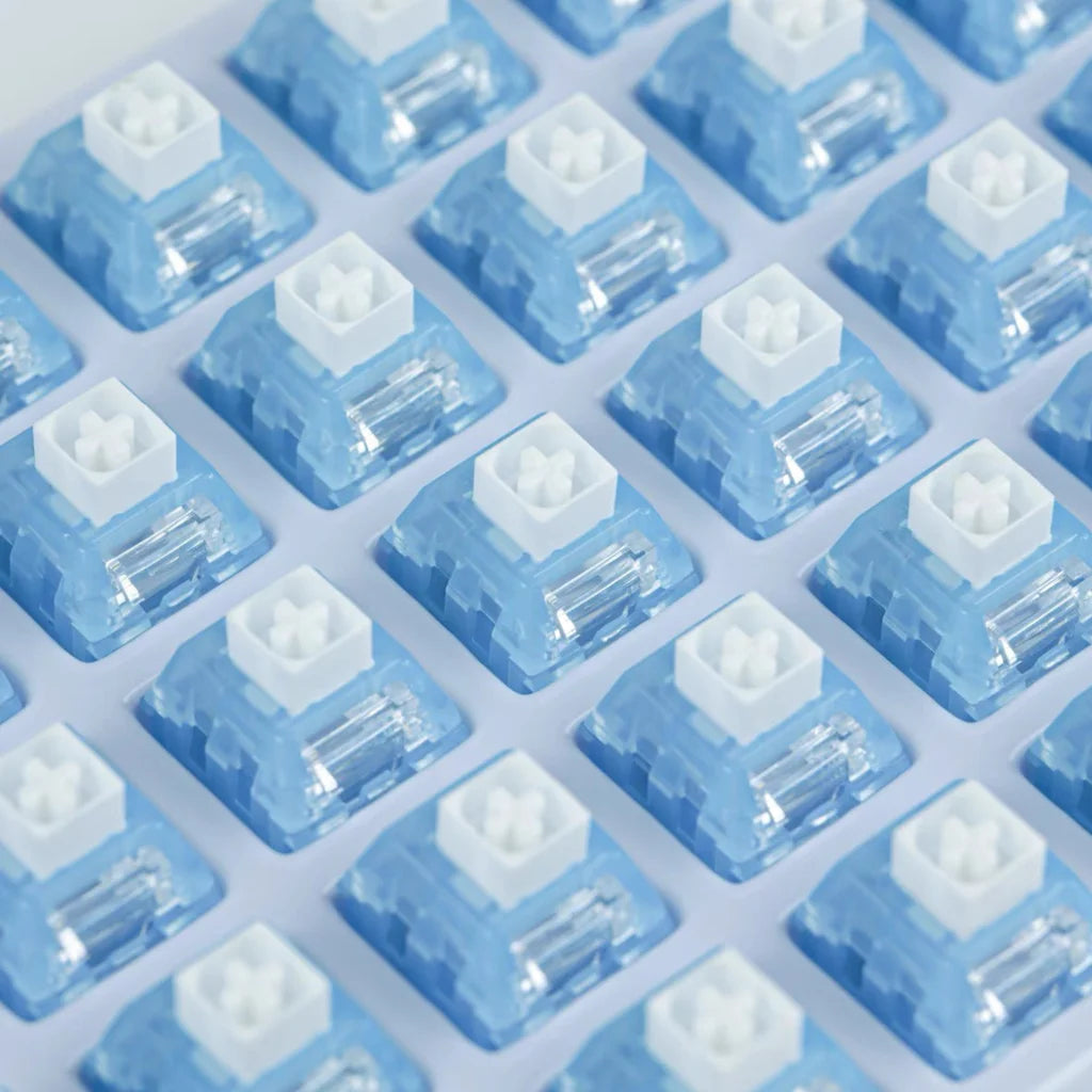 Kailh Arctic Fox Box Switch Computer Mechanical Gaming Keyboard 5 Pins Tactile Clicky Switches Hot Swap RGB SMD for VGN Kit