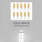 10pcs G9 LED Lamp AC100V-265V 10W No Flicker 76LEDS SMD2835 Ceramics Chandeliers Light Lighting For Living Room Led Bulb