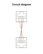 1PCS Din Rail Mounting RJ45 Female To Female Splitter Board RJ45 45 Degree Breakout Board