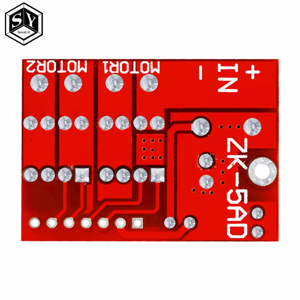 H Bridge Remote Control 5A 3V-14V Dual DC Motor Drive Module Voltage Reverse PWM Speed Regulation Double Super L298N 5AD