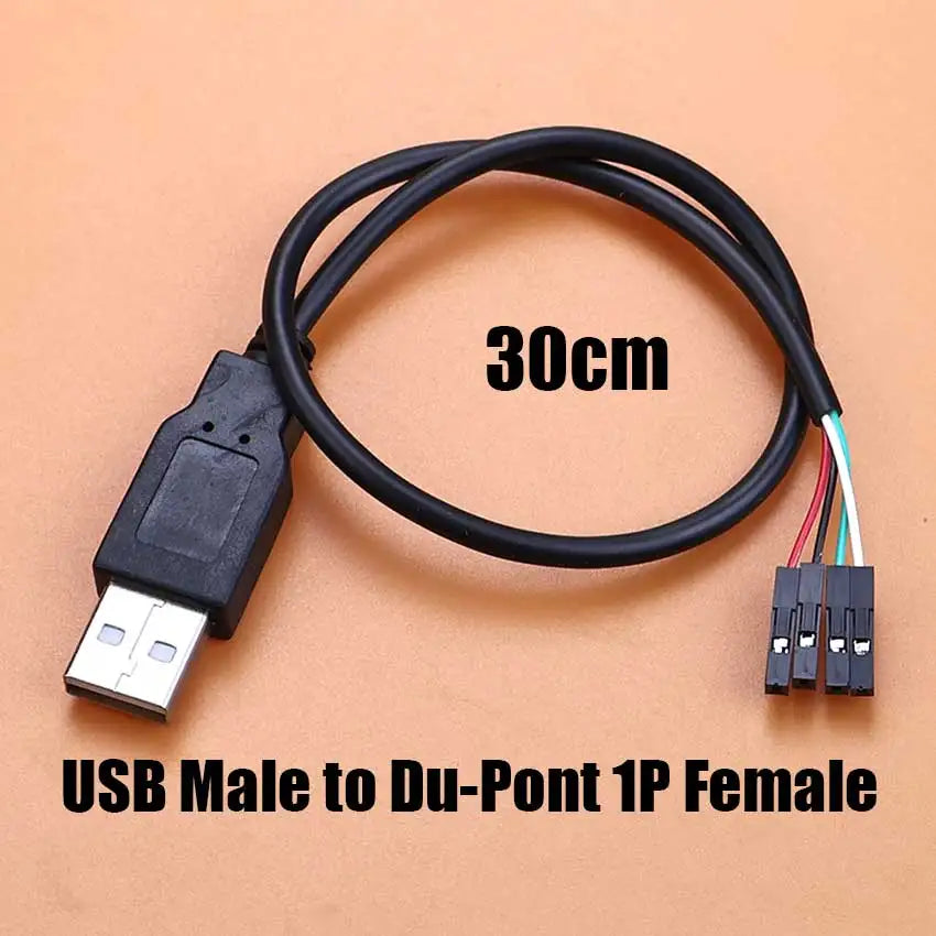 USB A 2.0 Male Female Plug to XH2.54 PH2.0 1.25 Du-Pont Terminal Wire Power Cord USB Adapter Extension Cable Touch Screen Cable
