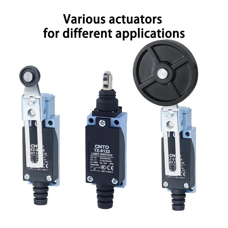 CNTD TZ-8166 Waterproof Travel Switch Momentary Compact Spring Stick Rod Limit Switch Vertical Limit Switch IP65
