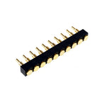 5 Pcs SMD Spring Loaded Pin Pogo Connector 2 3 4 5 6 7 8 10 Position Battery Contact 7.0mm Height 2.54 Grid Pad Modular Header