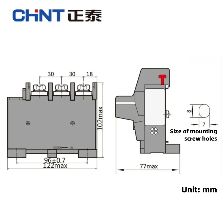 CHINT Thermal Overload Relay Thermal Overload Protector JR36-20 0.25-0.35A 1.0-1.6A 2.2-3.5A 4.5-7.2A 10-16A 14-22A