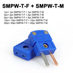 K Type Thermocouple Connector T J E N RS Type Mini Male Female Plug Socket Panel Mount Temperature Sensor Adapter 1-50Pcs