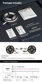 WS2812B Led Lights DC5V WS2812 RGB Led Strip Light Individually Addressable Smart Pixels Magic Light Black White PCB IP30 65 67