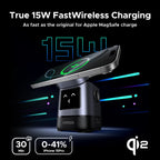 UGREEN UNO Qi2 15W Magnetic Wireless Charger Charging Stand With Cable  For iPhone 16 17 Pro Max For MagSafe Fast Charger