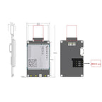 Quectel EC25/EG25 Module Board 4G Internet Stick Dongle Raspberry Pi Industrial Computer Drive-free CAT4 Internet Card