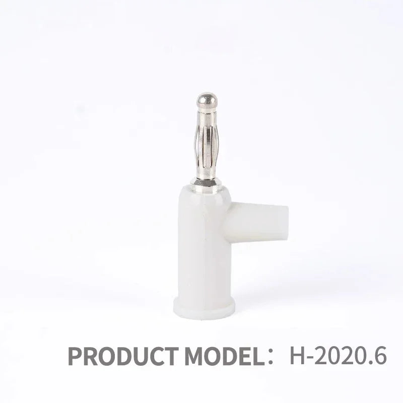 20Pcs 4MM Banana Plug Lantern Head Gun-Type Re-Insertable Test Audio Plug Welding-Free Side Screw Wiring
