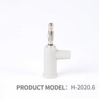 20Pcs 4MM Banana Plug Lantern Head Gun-Type Re-Insertable Test Audio Plug Welding-Free Side Screw Wiring