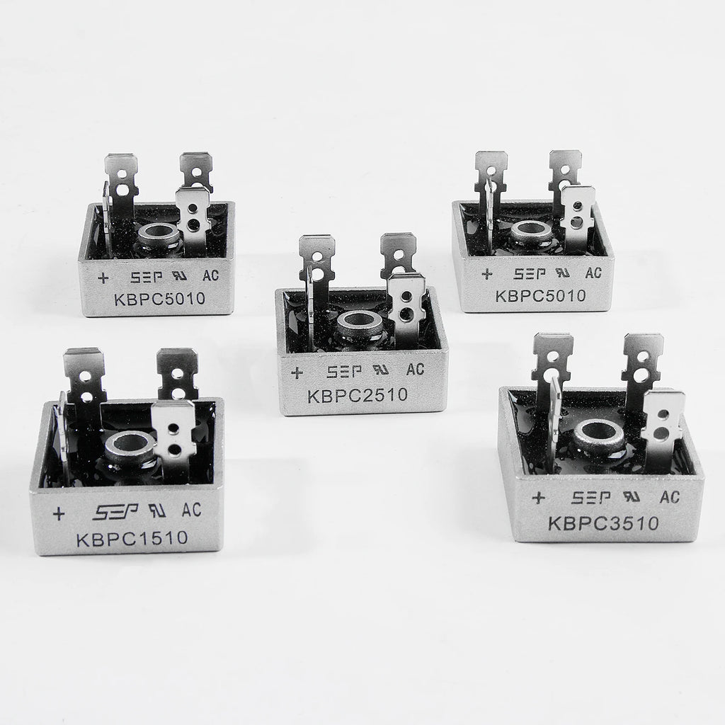 2pcs KBPC5010 Diode Bridge Rectifier KBPC1510 KBPC2510 KBPC3510 50A 1000v Single Phase Electronic Components